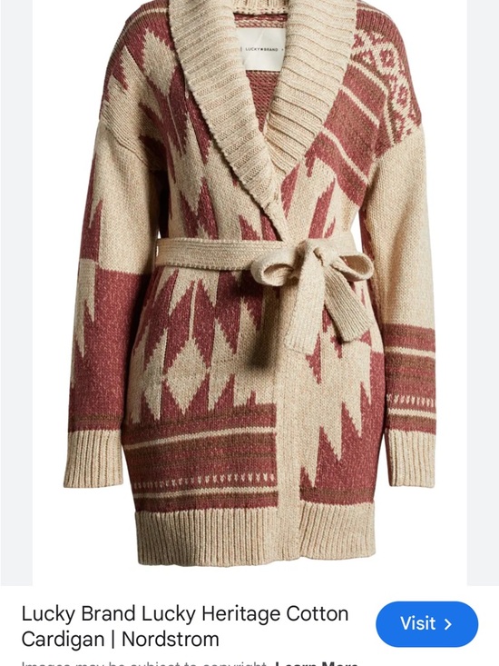 Lucky Brand Sweaters - Lucky Heritage Cotton Cardigan